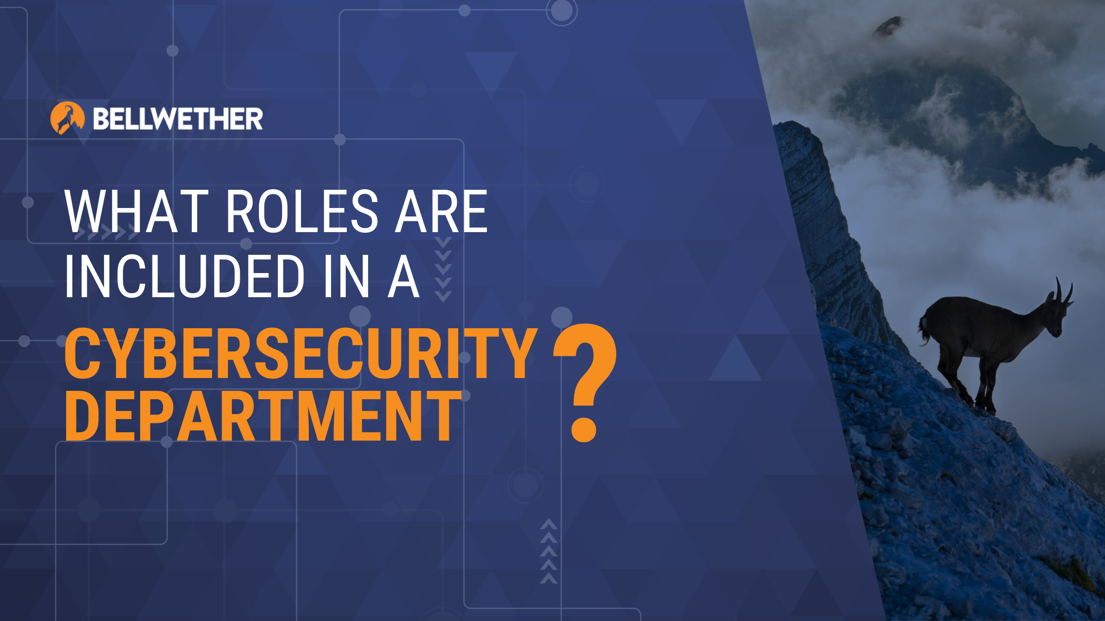 What's roles are included in a cybersecurity department?