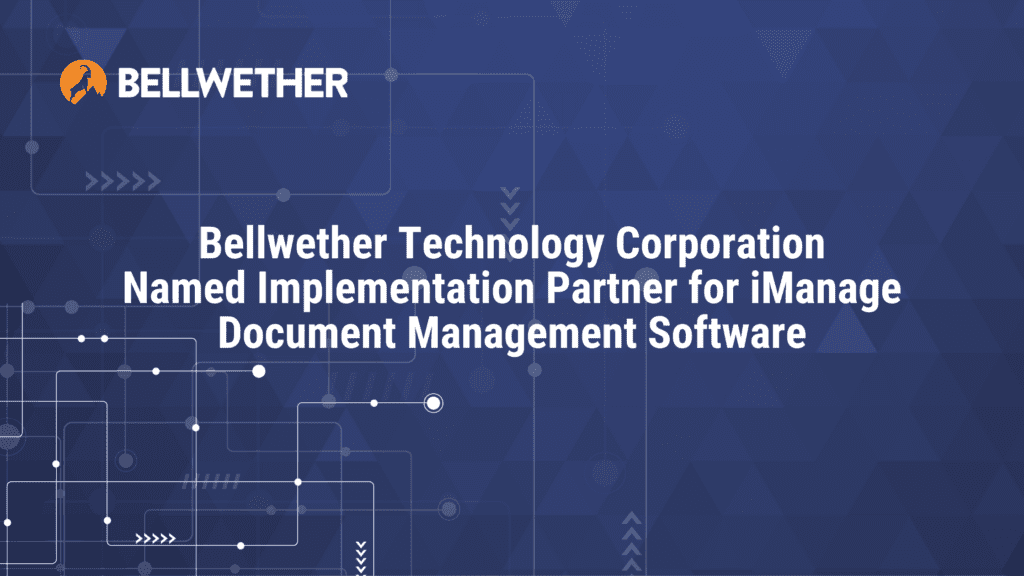 Simanag Document Software Bellwether Technology Corporation Named Implementation Partner for ...