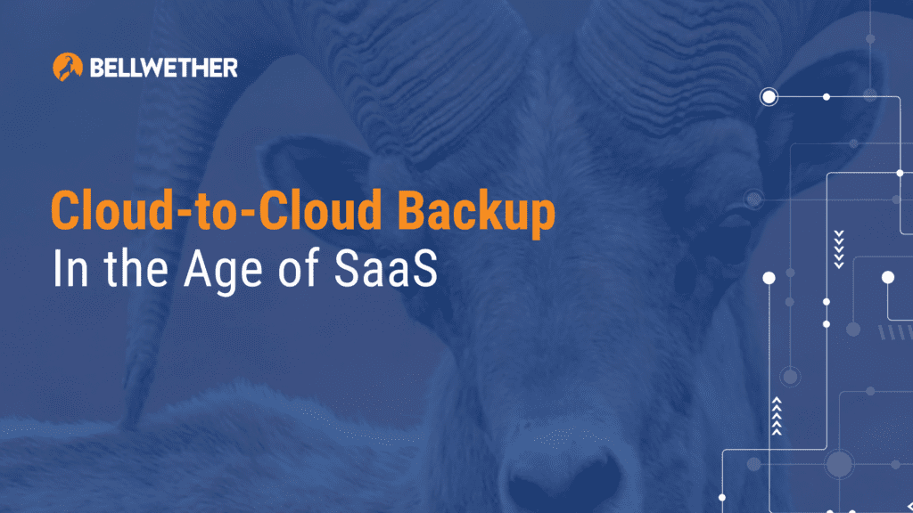 Cloud-to-Cloud Data Backup in the Age of SaaS - Bellwether Technology